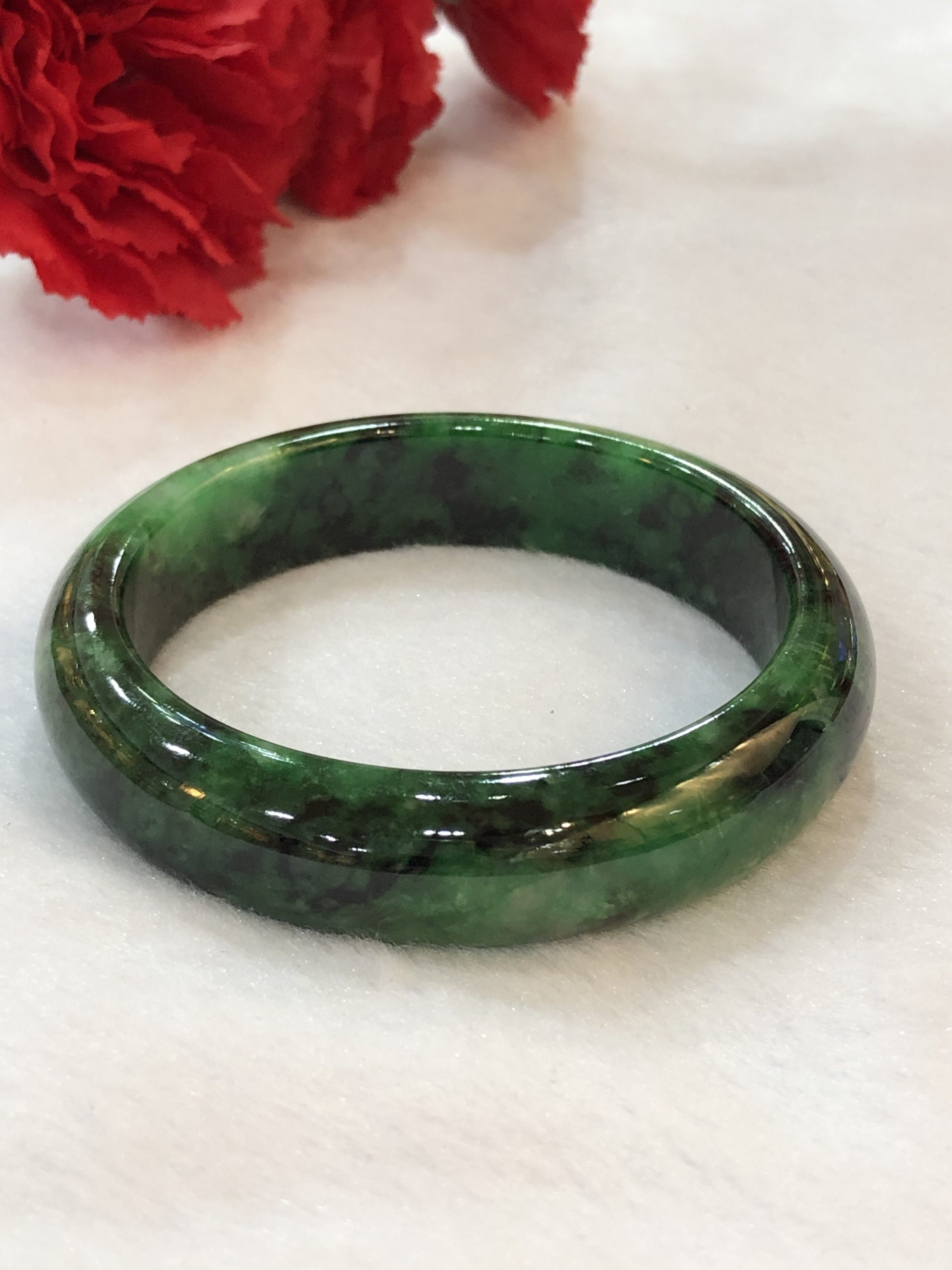 Natural Green Jade Nephrite Bracelet Men Women Fine Jewelry Genuine Chinese  Hetian Jades Round Stone Beads Bracelets Bangles - AliExpress