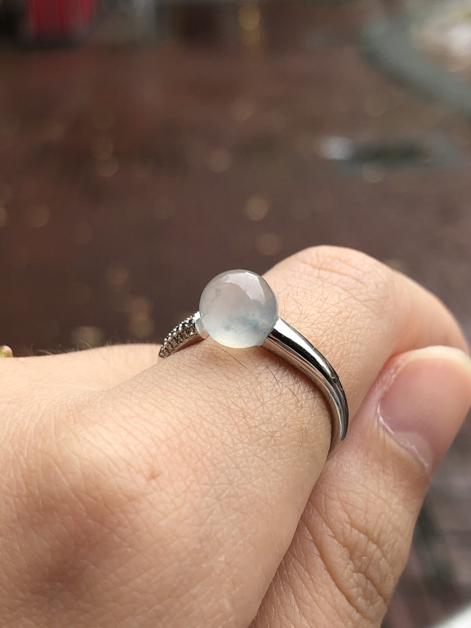 pearl jade ring